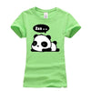 Lovely Panda Print T-Shirt for Women - Voilet Panda Store