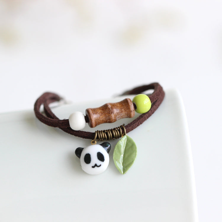 Handmade Unique Panda Bracelets - Voilet Panda Store