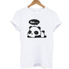 Cotton Fashion Panda Print Women's T-shirt - Voilet Panda Store