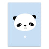 Kawaii Panda Canvas Painting Poster - Voilet Panda Store